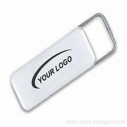 USB Flash Drive with 1 to 32GB Capacities, Plastic Design, Supports USB 2.0 Interface and Free logo